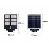 Farola LED Solar URBAN 200W, 3,2V / 15000mAH