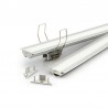 KIT - Perfil aluminio CORNER para tiras LED, 1 metro