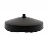 BASE Baround pie Acero Lacado Negro Ø225mm