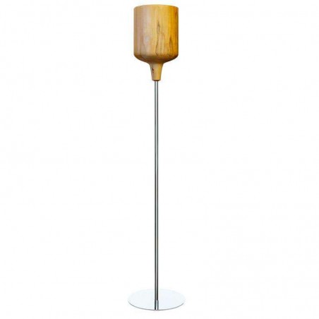 Lámpara de pie Led de madera KALIX