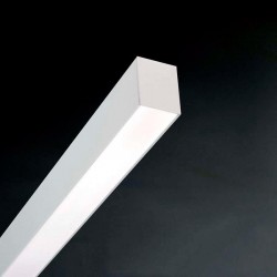 Perfil aluminio VART SUSPEND para tiras LED, 1 metro