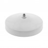 BASE Baround pie Acero Lacado Blanco Ø225mm