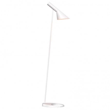 Lámpara JACOBSEN de pie, réplica, Blanco