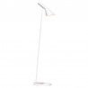 Lámpara JACOBSEN de pie, réplica, Blanco