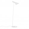 Lámpara JACOBSEN de pie, réplica, Blanco
