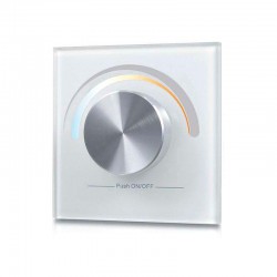 Mando LB2836 DUAL RF, Ruleta pared, blanco