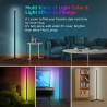 Lámpara de pie led LUMO, 21W, RGBX, control APP + RF