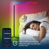 Lámpara de pie led LUMO, 21W, RGBX, control APP + RF
