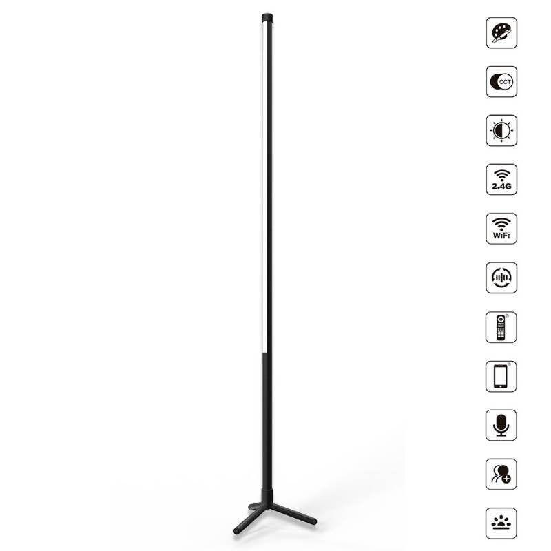 Lámpara de pie Miboxer, 12W, RGB+CCT, WiFI+Bluetooth+2.4G