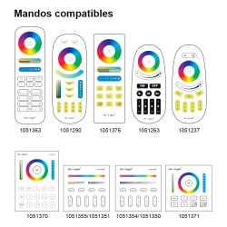 Lámpara de pie Miboxer, 12W, RGB+CCT, WiFI+Bluetooth+2.4G