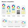 Lámpara de pie Miboxer, 12W, RGB+CCT, WiFI+Bluetooth+2.4G