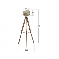 Lámpara de pie BRONZE 5W