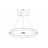 Luminaria colgante RING UP 76W, Ø600mm, CCT regulable