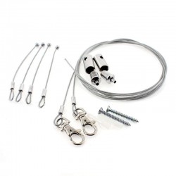 Colgantes 2xcables de suspensión doble LEVIT 1m