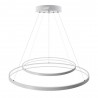 Luminaria colgante ELIX, 60W, blanco, Ø57+38cm