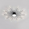 Lámpara Fireworks Led, 20W+4W, Ø105cm, CCT, antracita + mando