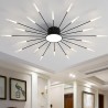 Lámpara Fireworks Led, 20W+4W, Ø105cm, CCT, antracita + mando