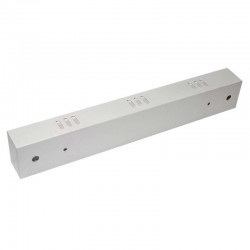 Florón rectangular blanco 400x60mm