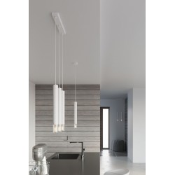 Lámpara de techo WEZYR 1 blanca, G9