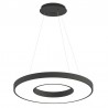 Lámpara colgante BERING 70W, negro, Triac regulable, Ø80cm