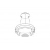 Luminaria colgante RING 28W, Ø40cm