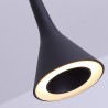 Lámpara colgante DARR, 10W, negro