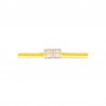 Unión / conector Transparente para tiras LED COB + SMD - 8mm