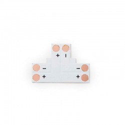 Conector T para tiras monocolor 2 Pin - 8mm