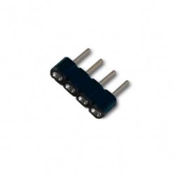 Conector Macho / Hembra para tiras LED RGB (4 Pin)