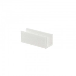 Clip PVC blanco Led NEON 3cm, 9x18mm
