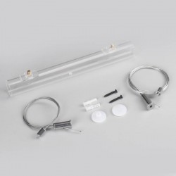 Kit accesorios NEON ⦰24mm instalación horizontal suspendido