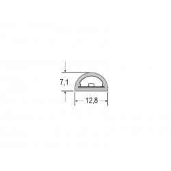 Led NEON Silicona DC24V, 12x7mm, 5 metros, 96W, IP67