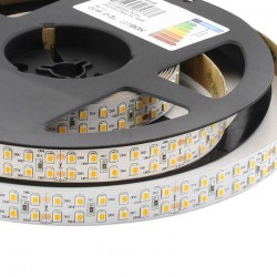 Tira LED Monocolor SMD2835, ChipLed Samsung, DC24V, 5m (240Led/m), 2 filas, 175W, IP20