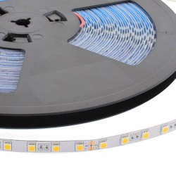 Tira LED Monocolor EPISTAR SMD5050, DC24V, 20 metros (60Led/m), 120W, IP20