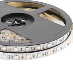 Tira LED SMD5050, RGB, DC12V, 5m (60Led/m) - IP20