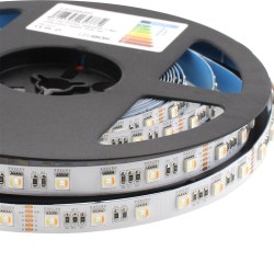 Tira LED SAMSUNG SMD5050, RGB+CCT, DC24V, 5m (60Led/m 5 en 1) - IP20