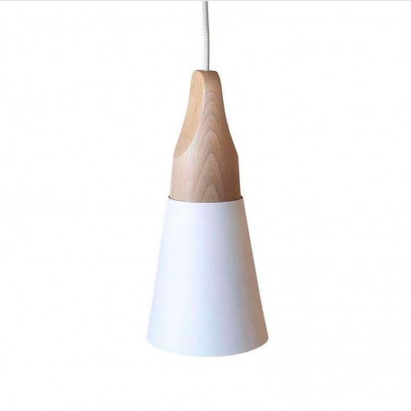 Lámpara colgante KONO Blanco, E27