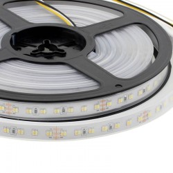 Tira LED Blanco Dual SMD3014, DC24V, 5m (224 Led/m), 112W, IP67