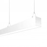 Lámpara colgante SERK, 70W, 208cm, TRIAC regulable, blanco