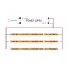 Tira LED Monocolor SMD2835, ChipLed Samsung, DC24V, 5m (168Led/m), 100W, CRI 90 - IP20
