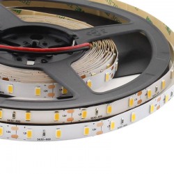 Tira LED HQ Monocolor SMD5630, ChipLed Samsung, DC12V, 5m (60Led/m),75W, IP68 nano...