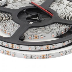 Tira LED SMD3528, DC12V, 5m (60 Led/m), ROSA - IP20