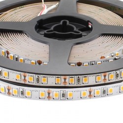 Tira LED Monocolor SMD2835, ChipLed Samsung, DC24V, 5m (120Led/m), 100W, IP20