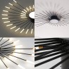 Lámpara Fireworks Led, 30W+8W, Ø128cm, CCT, antracita + mando