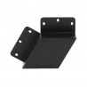 Unión doble 60° negra para luminaria lineal MOD
