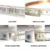 Tira LED 220V SMD5050, 60Led/m, RGB, 1 metro
