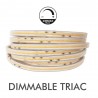 Tira LED 220V COB, 640Led/m, 15W/m, 12,5cm corte, 50 metros. Regulable Triac