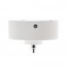 Florón redondo blanco, Ø75mm, Ø3mm