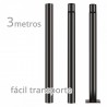 Poste farola acero galvanizado modular 3m