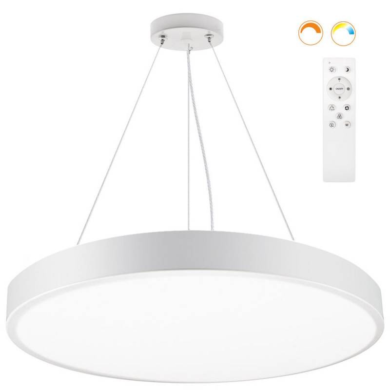 Kramfor BIG Suspend, 70W, Ø80cm, CCT, blanco
